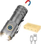 Clearhill Mini Flashlight,USB C Rec