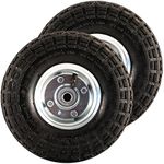 2x 10 Inch Pneumatic Wheels Hand Trolley Cart Sack Truck Wheelbarrow Tyres 16mm