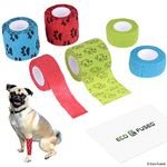 Self Adhering Bandage - Injury Wrap Tape for Dogs - Pack of 6 - Supports Muscles and Joints - Easy to Apply and Tear - Does not Stick to Hair - Elastic, Water Repellent, Breathable - Relieves Stress