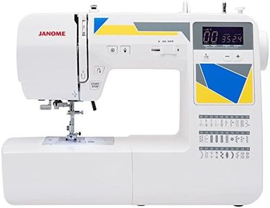 Janome MOD-30 Computerized Sewing Machine with 30 Built-In Stitches, 3 One-Step Buttonholes, Drop Feed and Accessories