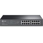 TP-Link PoE Switch 16-Port Gigabit, 8 802.3af/at PoE+ ports up to 30 W for each PoE port and 150 W for all PoE ports, Metal Casing, IGMP Snooping, Port Mirroring, VLAN (TL-SG1016PE)