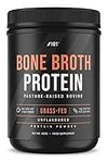 Bone Broth Beef Protein Powder - 400g - Unflavoured - 100% Grass-Fed & Pasture Raised Beef (20 Day Supply) by Alpha01