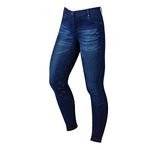 Dublin Womens/Ladies Shona Denim Breeches (14 US) (Light Blue)