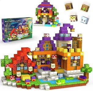 Gamcrown Magic Forest Magnetic Blocks Set for Creative Construction