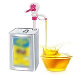 Welofy Manual Hand Oil Pump for Kitchen Tin Cans Pumping Machine Automatic Bottle Fuel Transfer Oil Pump for Oil can 15 litres Steel Tin Oil Remover