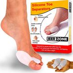 Gel Big Toe Bunion Guards & Toe Spreaders Bunion Pads Toe straightener bunion corrector for women splint with toe fracture and foot support for pan relief toe separator for women (2 Pair (4PCS))