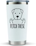 KLUBI Dog Mom Gifts - Fetch These Cup Gifts for Dog Lovers Women Funny Dog Themed Gifts for Women Fetch These Mug White 20 Ounce Dog Groomer Gifts for Dog Owners Dog Mom Gift Dog Dad Gifts for Dog Mom