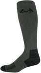 Realtree Men's Lightwieght Calf Socks, Size Medium