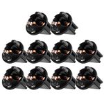 cciyu 10 Pack T10 168 Twist Lock Wedge instrument Panel Dash Light Bulb Base Sockets