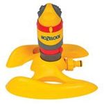 HOZELOCK - Sprinkler Rotating Pro 314 m² : Large-area Base-mounted Spray Sprinkler (ø 20m), Ultra Even Coverage thanks to Hydraulic Motor and 2 Spray Patterns, 360° Adjustable Steering [2336P0000]