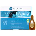 Dermoscent Essential 6 spot-on for Cats - Skin Care for Dandruff Dry or Oily Skin & Hair Loss - Natural Essential Oils & Fatty Acids - for a Healthy Skin & Coat - 4 Pipettes of 0.6 ml / 0.08 fl. oz