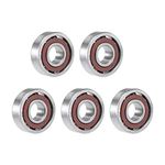 uxcell 7000AC Angular Contact Ball Bearing 10x26x8mm, Single Row, Open, 25° Contact Angle 5pcs