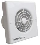 Manrose QF100T Quiet Extractor Fan with Timer for 4"/100mm Duct