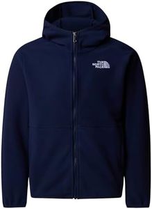 THE NORTH FACE Teen Glacier Lightweight Full Zip Hooded Jacket, Summit Navy, X-Large