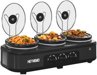Triple Slow Cooker, 3×1.5 QT Buffet