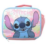 Disney Stitch Kids Lunch Bag with Insulated Lining Portable Lunch Box Cooler Bag