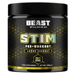 Beast Pharm | Pre Workout Powder | Eddie Hall's STIM | 390g / 30 Servings | Lemon Sherbet