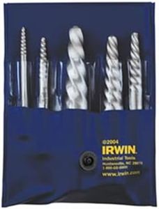 IRWIN HANSON Spiral Flute Screw Extractors, 6 Piece Set, 53545