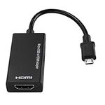 Micro USB to HDMI Adapter, 1080P 8-channel Stereo Sound 5pin HDMI Video Adapter, for Android Phone to a HD TV, for, HTC, Lenovo, Motoroia