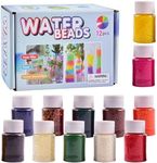 YIQUDUO 12 Colors Water Gel Beads, Non-Toxic Water Beads for Vases Filler, Plants, Wedding and Home Decoration