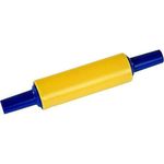 Anthony Peters Dough Modelling Plastic Rolling Pin - 17.5cm length - Children - Yellow with blue handles, AP/358/DR