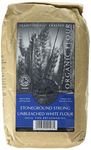 Bacheldre Watermill Organic Stoneground Strong Unbleached White Flour 1.5 kg (Pack of 5)