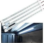 Linkstyle 12V Interior LED Light Bar, 48 LEDs Light Strip with Switch, 6500K LED Lighting for Car Trailer Truck Bed Van RV Cargo Boat Cabinet Slim Enclosed Trailer Lights Fixture (4 Pack)