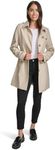 Tommy Hilfiger Women's Belted Trench Coat, Chino, Medium