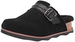 Clarks Womens 26166491 Mule, Black SDE, 7.5 Wide US