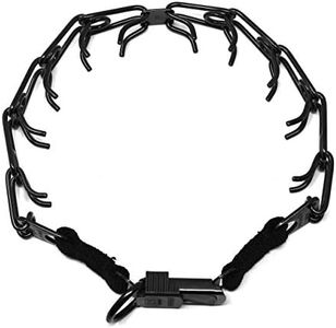 Herm Sprenger Black Stainless Steel Dog Training Collar with Quick Release Buckle Ultra-Plus Pet Collar No-Pull Collar for Dogs Made in Germany 3.2mm x 20in Medium