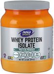 NOW Foods Sports Nutrition, Whey Protein Isolate, 25 g With BCAAs, Unflavored Powder, 1.2-Pound