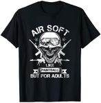 Airsoft Shooting Air Soft Gun Shootout Paintball For Adults T-Shirt