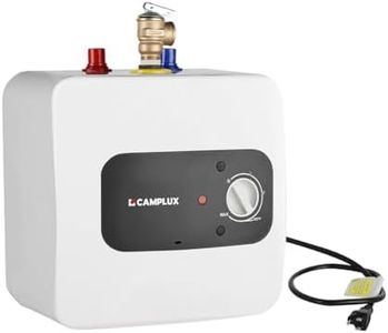 CAMPLUX Pro ME25B Mini Tank Electric Water Heater On-demand Water Heater 2.5 Gallons with Cord Plug 1.44kW at 120 Volts