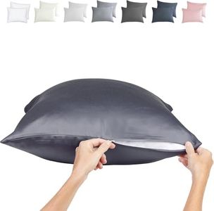 100% Viscose Bamboo Pillowcase King - 2-Pack Cooling Pillow Cases for Hot Sleepers, Zipper Viscose Bamboo Pillow Cases King Size Cool Pillow Case