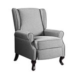 Artiss Recliner Chair Grey Fabric L