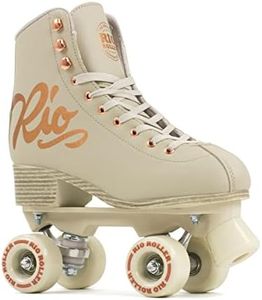 Rio Roller Quad Skates Roller Skates for Children, Youth Unisex, Pink (Rose Cream), 38 (Spain)