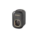 MEIJMJIA-MH wall-mounted toothpaste dispenser Automatic Squeezer Toothpaste Dispenser-Waterproof and dust free (black)