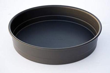 LloydPans 10x2.25 inch, Deep Dish Pizza Pan. Pre-Seasoned PSTK, Self-Stacking Pan.