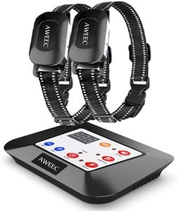 Wireless Dog Fence System, 2025 Electric Fence for Dog & Training Collar with Remote, Wireless Dog Collar Boundary Containment System, Adjustable Range Sizes, Suitable for Large,Medium Dogs ( 2 Dogs )