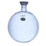 Laboy Glass 2000ml Round Bottom Single Neck Boiling Flask with 35/20 Spherical Joint Apparatus Organic Chemistry Lab Glassware