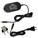 HQRP AC Power Adapter for Canon PowerShot SX110 IS SX 110 SX110IS SX100 IS SX 100 SX100IS Digital Photo Camera plus Euro Plug Adapter