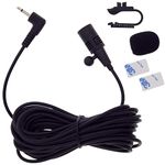 Xtenzi Microphone Hand Free External Car Mic Compatible with Pioneer Stereo Radio Gps DVD Head Unit-XT91501-A