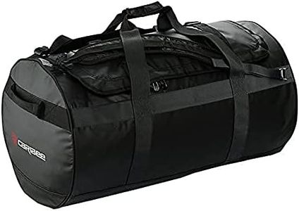 Caribee Kokoda Duffle Bag, 65 Litre Capacity, Black, One Size