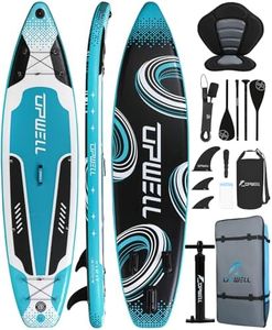 UPWELL 335x81x15cm Aufblasbares Stand Up Paddling Board mit Sitz, SUP Board Standup Paddle Board Paddleboard, Cyclone