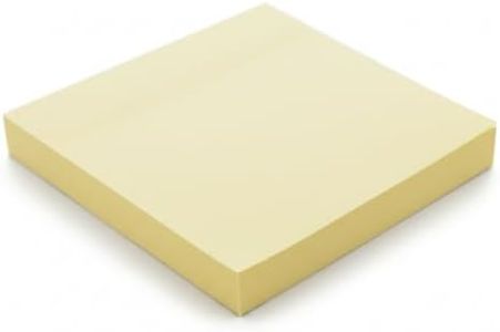 BAZIC Sticky Notes 3x3 Yellow Colors Post Stickies Self Stick Note, Colorful Adhesive Memo Pads, Recyclable (100 Sheets/Pack), 288-Packs