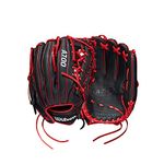 Wilson 2022 A700 12" Outfield Baseball Glove - Black/Red, Right Hand Throw