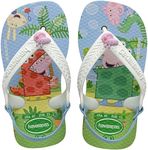 Havaianas Unisex Baby Peppa Pig Sandal, White, 8 UK Child