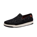 Coach Men's Miles Espadrille Loafer, Black Denim, 12