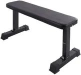 Amazon Basics Flat Weight Workout Exercise Bench, Black