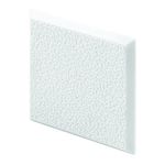 Prime-Line MP10866 Wall Protector, 2 in. x 2 in. Squares, Rigid Vinyl, White, Textured (5 Pack)
